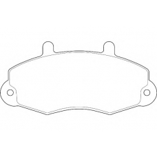 WBP21470A WAGNER LOCKHEED Комплект тормозных колодок, дисковый тормоз