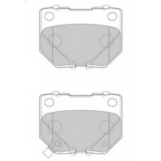 FD7520A NECTO Комплект тормозных колодок, дисковый тормоз