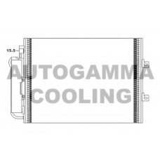 105205 AUTOGAMMA Конденсатор, кондиционер