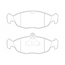 WBP20547A WAGNER LOCKHEED Комплект тормозных колодок, дисковый тормоз