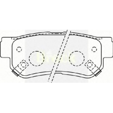 23543 00 C BRECK Комплект тормозных колодок, дисковый тормоз