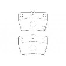 WBP23656A WAGNER LOCKHEED Комплект тормозных колодок, дисковый тормоз