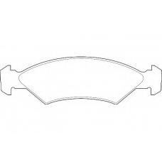 WBP20857A WAGNER LOCKHEED Комплект тормозных колодок, дисковый тормоз