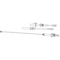 VW02206 CEF Трос, стояночная тормозная система