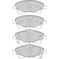 FDB4326 FERODO Комплект тормозных колодок, дисковый тормоз