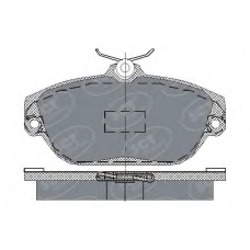 SP 201 SCT Комплект тормозных колодок, дисковый тормоз