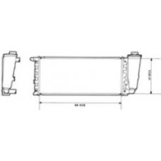 810951 VALEO Радиатор, охлаждение двигателя