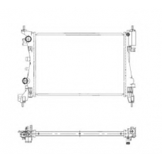 55341 NRF Радиатор, охлаждение двигателя