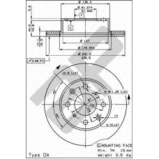 24148 AP Тормозной диск