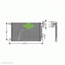 94-5050 KAGER Конденсатор, кондиционер