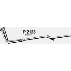 P2123 FENNO Труба выхлопного газа