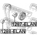 1288-ELAN FEBEST Паразитный / Ведущий ролик, зубчатый ремень