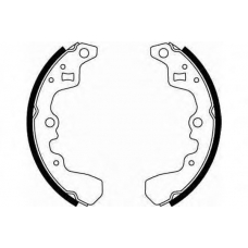 GS8248 TRW Комплект тормозных колодок