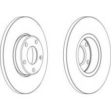 DDF324-1 FERODO Тормозной диск