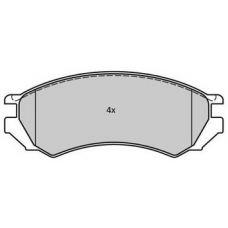 FBP-1770 FREMAX Комплект тормозных колодок, дисковый тормоз