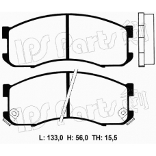 IBD-1380 IPS Parts Комплект тормозных колодок, дисковый тормоз