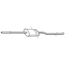 23105 FONOS Глушитель выхлопных газов конечный