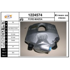 1224574 SNRA Тормозной суппорт