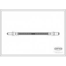 19032537 CORTECO Тормозной шланг