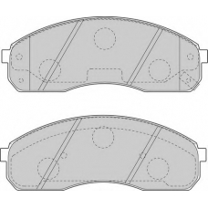 DBP271595 DURON Комплект тормозных колодок, дисковый тормоз