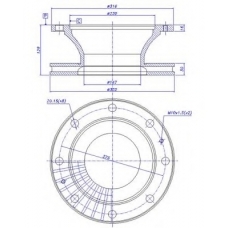 142.174 CAR Тормозной диск