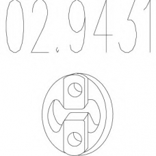 02.9431 MTS Буфер, глушитель