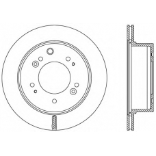 BDR2483.20 OPEN PARTS Тормозной диск