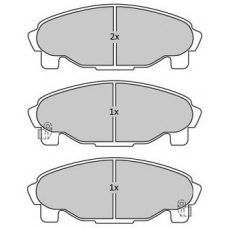 FBP-1780 FREMAX Комплект тормозных колодок, дисковый тормоз