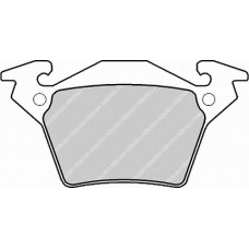 FDB1305 FERODO Комплект тормозных колодок, дисковый тормоз