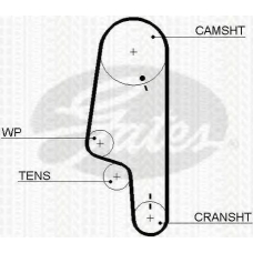 8645 5426 TRISCAN Ремень ГРМ