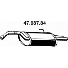 47.087.84 EBERSPACHER Глушитель выхлопных газов конечный