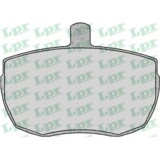 05P140 LPR Комплект тормозных колодок, дисковый тормоз