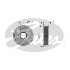 T36054 GATES Натяжной ролик, поликлиновой  ремень