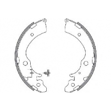 33549 SPIDAN Комплект тормозных колодок