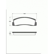 1501222310 S.b.s. Комплект тормозных колодок, дисковый тормоз