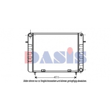 151540N AKS DASIS Радиатор, охлаждение двигателя