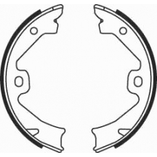 08140 KAWE Комплект тормозных колодок, стояночная тормозная с