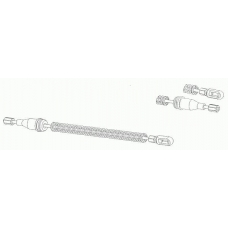 OP02173 CEF Трос, стояночная тормозная система