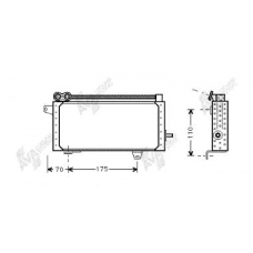 43003145 VAN WEZEL Масляный радиатор, двигательное масло