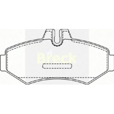 23021 00 704 20 BRECK Комплект тормозных колодок, дисковый тормоз