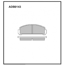 ADB0143 Allied Nippon Тормозные колодки