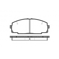 P5213.20 WOKING Комплект тормозных колодок, дисковый тормоз