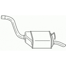 26665 SIGAM Глушитель выхлопных газов конечный