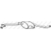 283-751 BOSAL Средний глушитель выхлопных газов