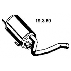 19.3.60 EBERSPACHER Средний глушитель выхлопных газов