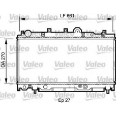 731978 VALEO Радиатор, охлаждение двигателя