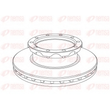 NCA1062.20 KAWE Тормозной диск