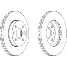 DDF854-1 FERODO Тормозной диск