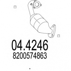 04.4246 MTS Катализатор