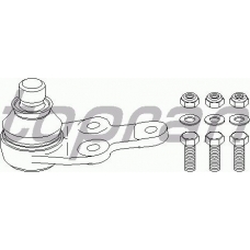 301 850 TOPRAN Несущий / направляющий шарнир